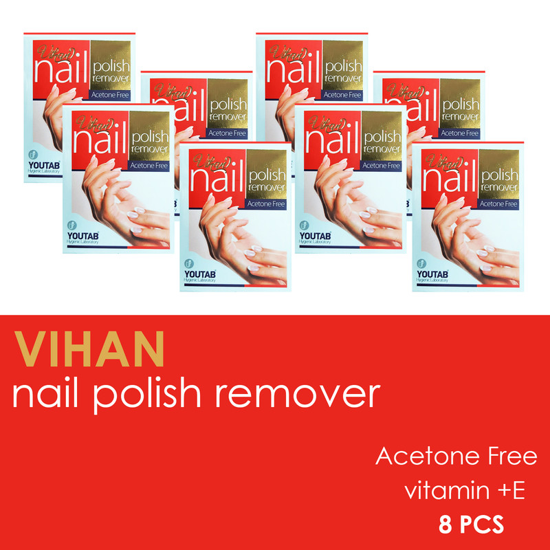 دستمال لاک پاک کن ویهان مدل Re8 مجموعه 8 عددی