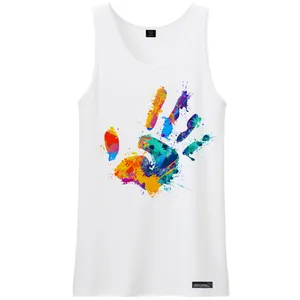 تاپ مردانه 27 مدل Colorful Palm کد MH952
