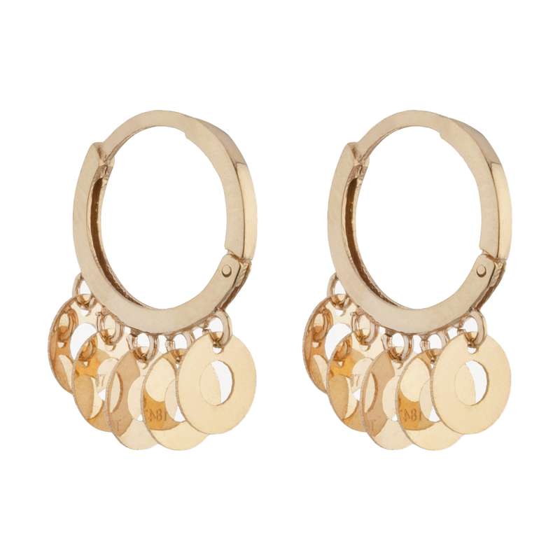 گوشواره طلا 18 عیار زنانه میو گلد مدل MIO-GD912