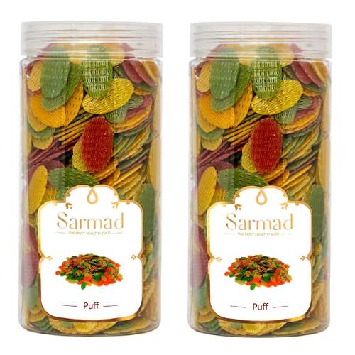پفک هندی ممتاز سرمد- 350 گرم بسته 2 عددی