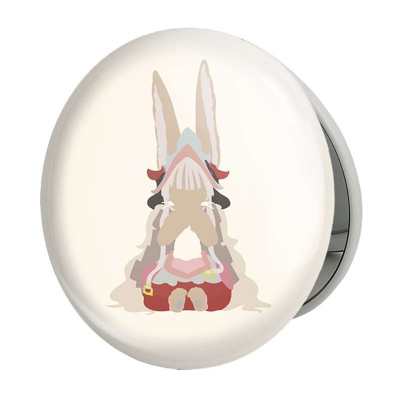آینه جیبی خندالو طرح ناناچی انیمه ساخته شده در پرتگاه Made in Abyss مدل تاشو کد 22127