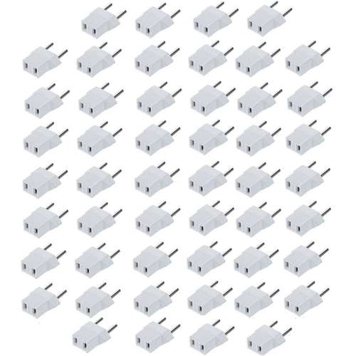 تبدیل دوشاخه برق 2 به 2 مدل 2TO2 بسته 50 عددی