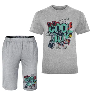 ست تی شرت آستین کوتاه و شلوارک راحتی مردانه مدل A271