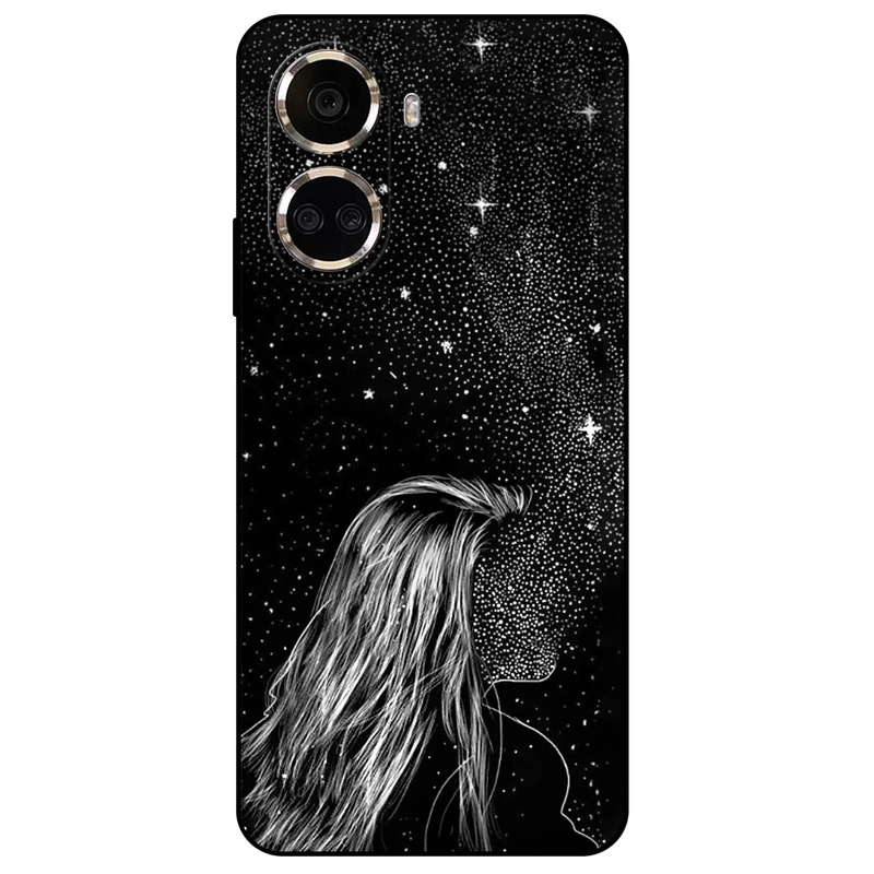 کاور مگافون طرح دخترانه مدل 8264 مناسب برای گوشی موبایل هوآوی Nova 10SE     