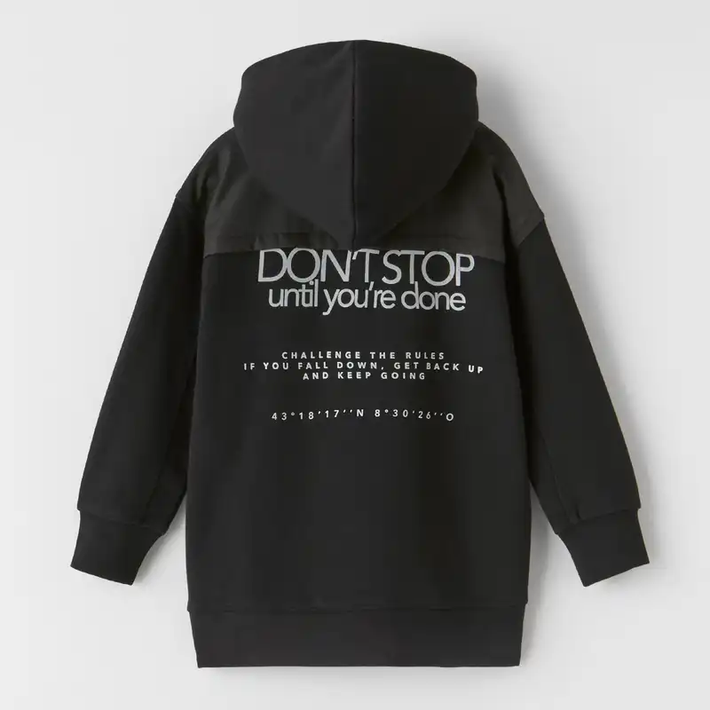 هودی بچگانه مدل p-blk-01