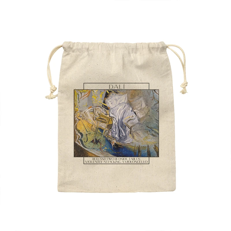 کیسه نان و سبزی ترمه طراحان ایده مدل تخت و دو میز کناری از دالی کد art0711 - S