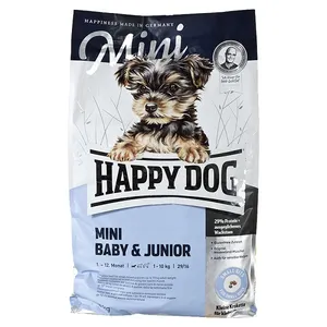 غذای خشک سگ نژاد کوچک هپی داگ مدل mini baby & jonior وزن 4 کیلوگرم 