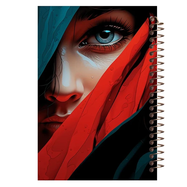 دفتر طراحی مشایخ طرح اسکرپ بوک و بولت ژورنال مدل دختر زیبارو کد JA42