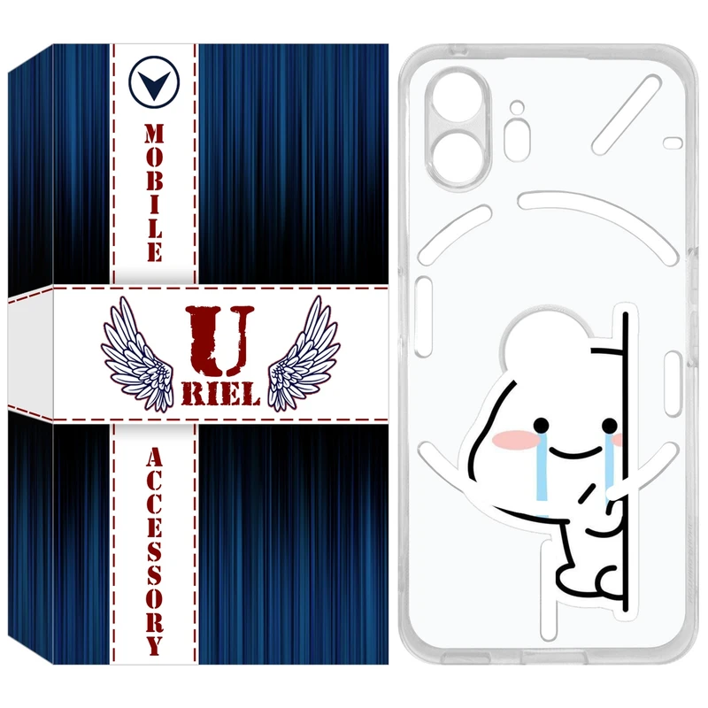 کاور یوریل مدل Clear کد 91 طرح اشک مناسب برای گوشی موبایل ناتینگ فون 2