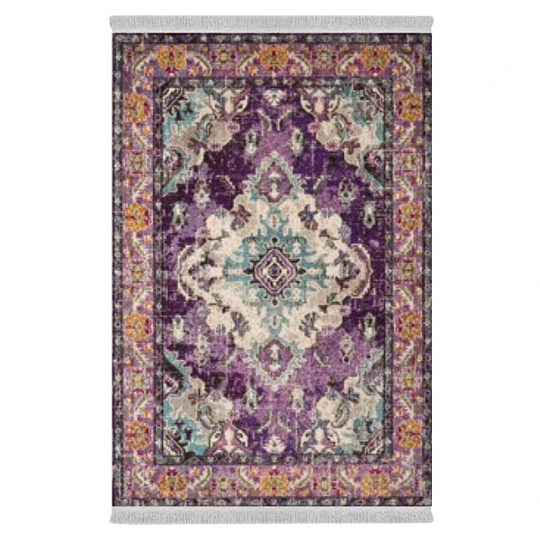 فرش پارچه‌ای دفه مدل فرشینه طرح مدرن  کد 8174