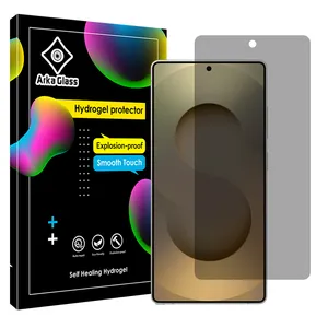 Arca Glass Tough model privacy screen protector suitable for Samsung Galaxy S25 Ultra mobile phone