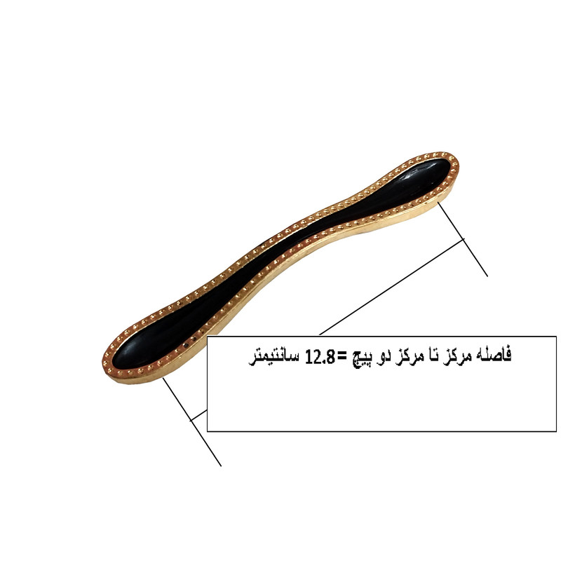 دستگیره کابینت و کمد مدل BF128 بسته 10 عددی