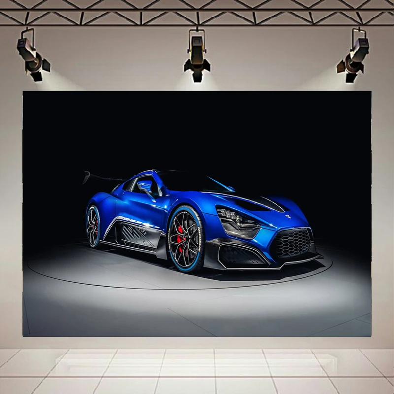 تابلو بوم طرح ماشین اسپرت مدل Zenvo TSR-S کد AR2538