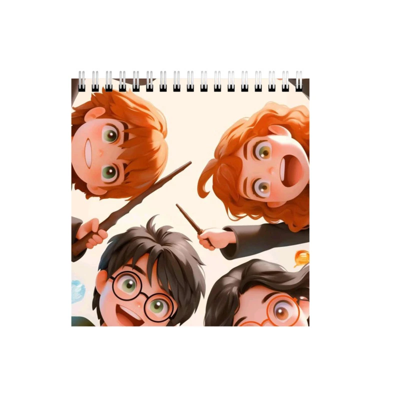 دفتر طراحی 50 برگ طرح هری پاتر کد 8459961