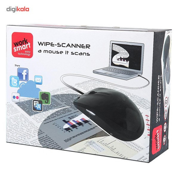 اسکنر ماوس وایپ اسکنر مدل A Mouse It Scans 3