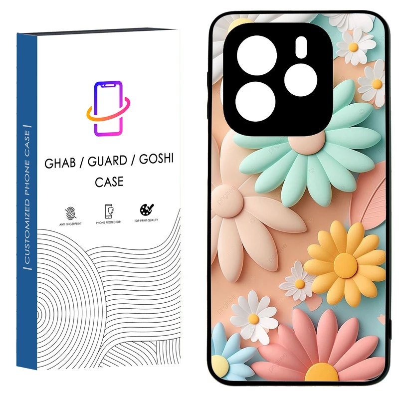 کاور قاب گارد گوشی طرح دخترانه کد 124 - TPU مناسب برای گوشی موبایل  شیائومی Redmi Note 14 4G