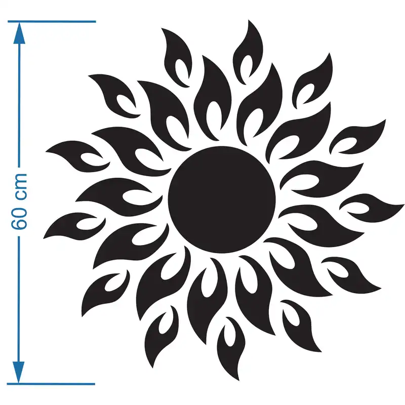 آینه پلکسی گلس مدل sticker0025