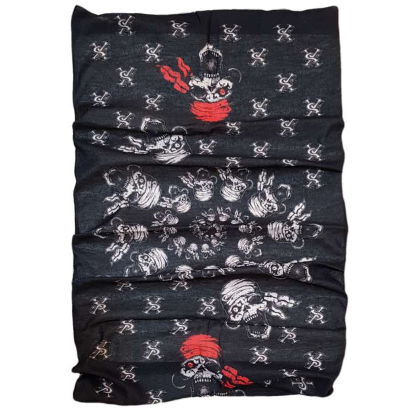 دستمال سر و گردن مدل اسکلت Rokh4