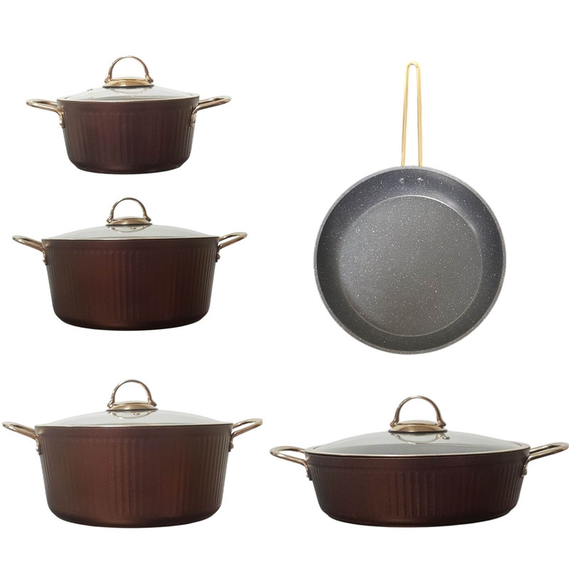 سرویس پخت و پز کی زد پی 9 پارچه مدل گرانیت آلما