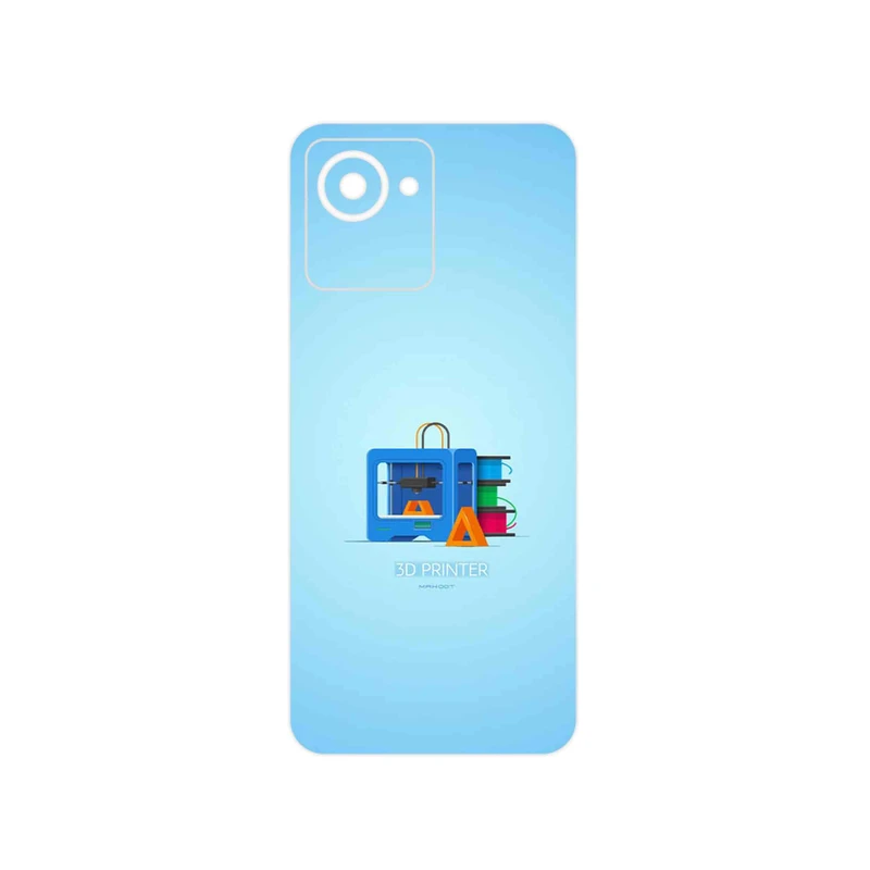 برچسب پوششی ماهوت مدل 3D Printer مناسب برای گوشی موبایل ریلمی C30s