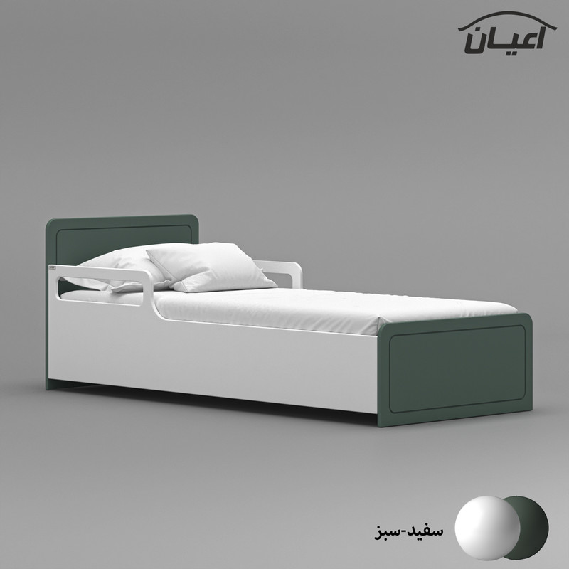 تخت خواب یک نفره اعیان مدل FH771 سایز 80x180 سانتی متر