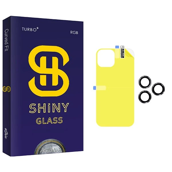 محافظ پشت گوشی آتوچبو مدل Shiny مناسب برای گوشی موبایل اپل iPhone 11 Pro Max  به همراه محافظ لنز گوشی