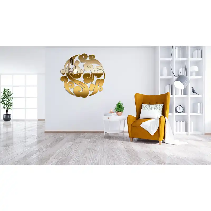 آینه پلکسی گلس مدل گلبرگ ها کد A16