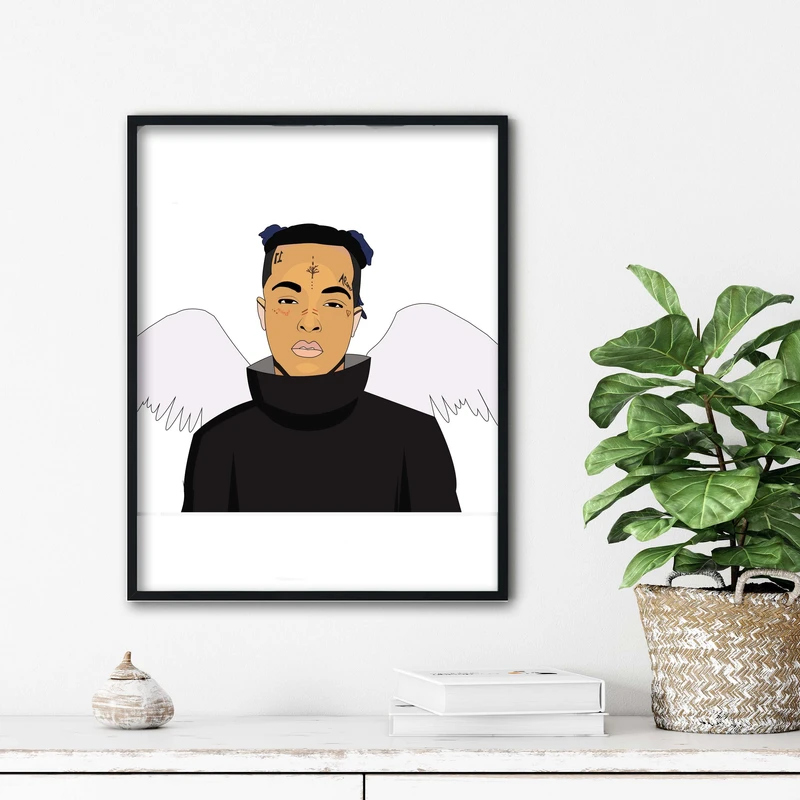 تابلو آتریسا طرح تنتاسیون xxxtentasion مدل ATt055