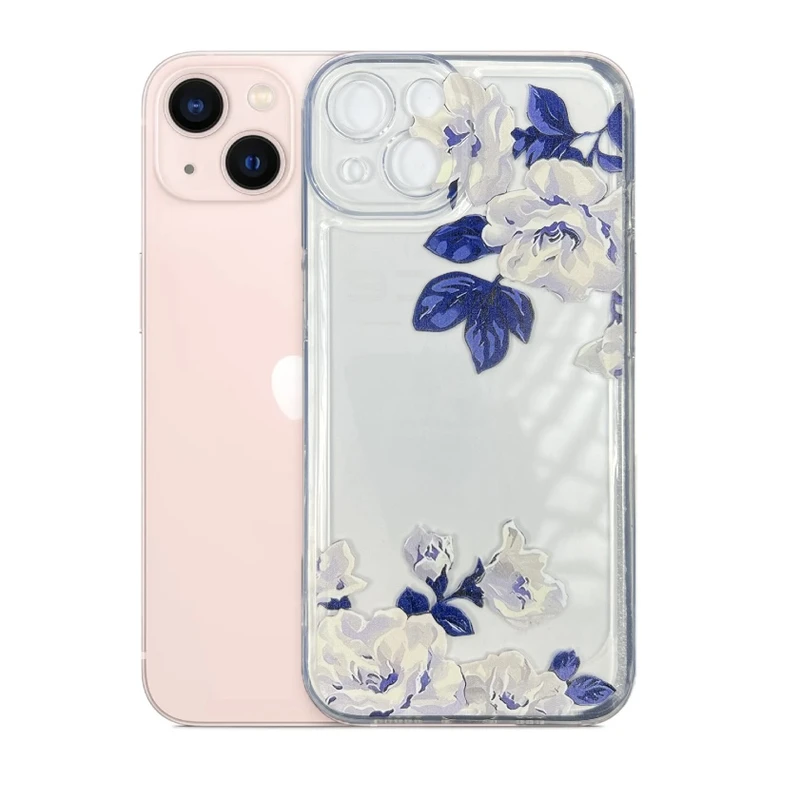 کاور طرح گل رز مناسب برای گوشی موبایل اپل iPhone 13