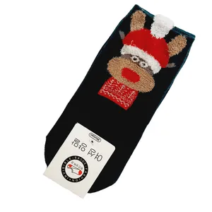 جوراب ساق کوتاه مدل کریسمسی کد 11