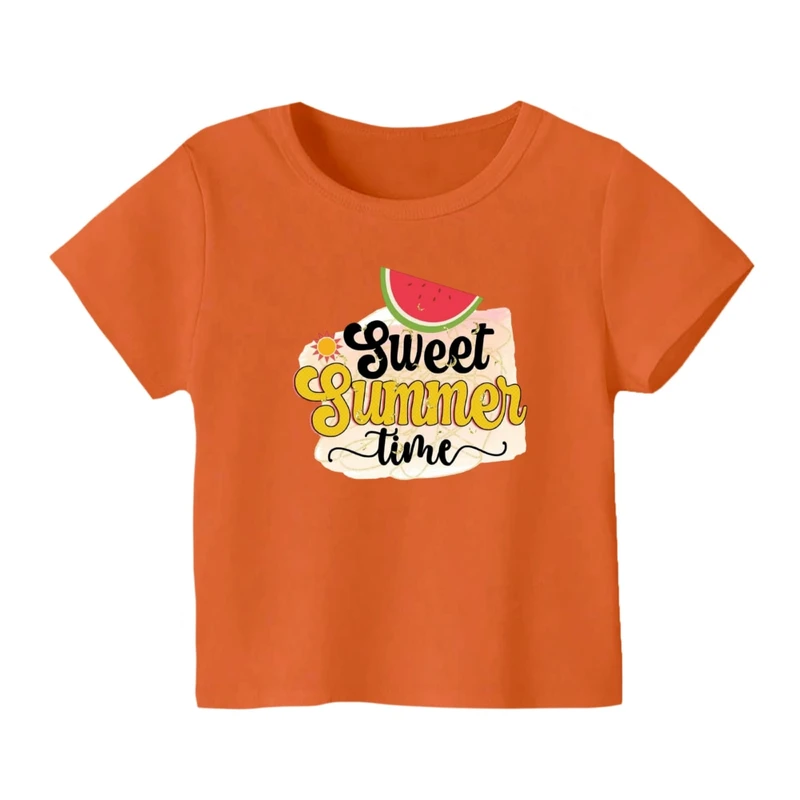 تی شرت آستین کوتاه بچگانه مدل هندوانه یلدایی کد 21