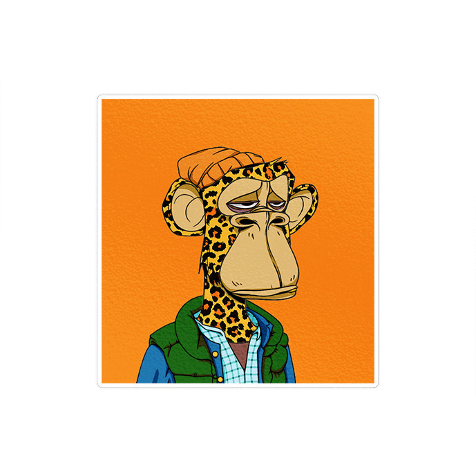 استیکر لپ تاپ ماسا دیزاین طرح monkey مدل STK1699