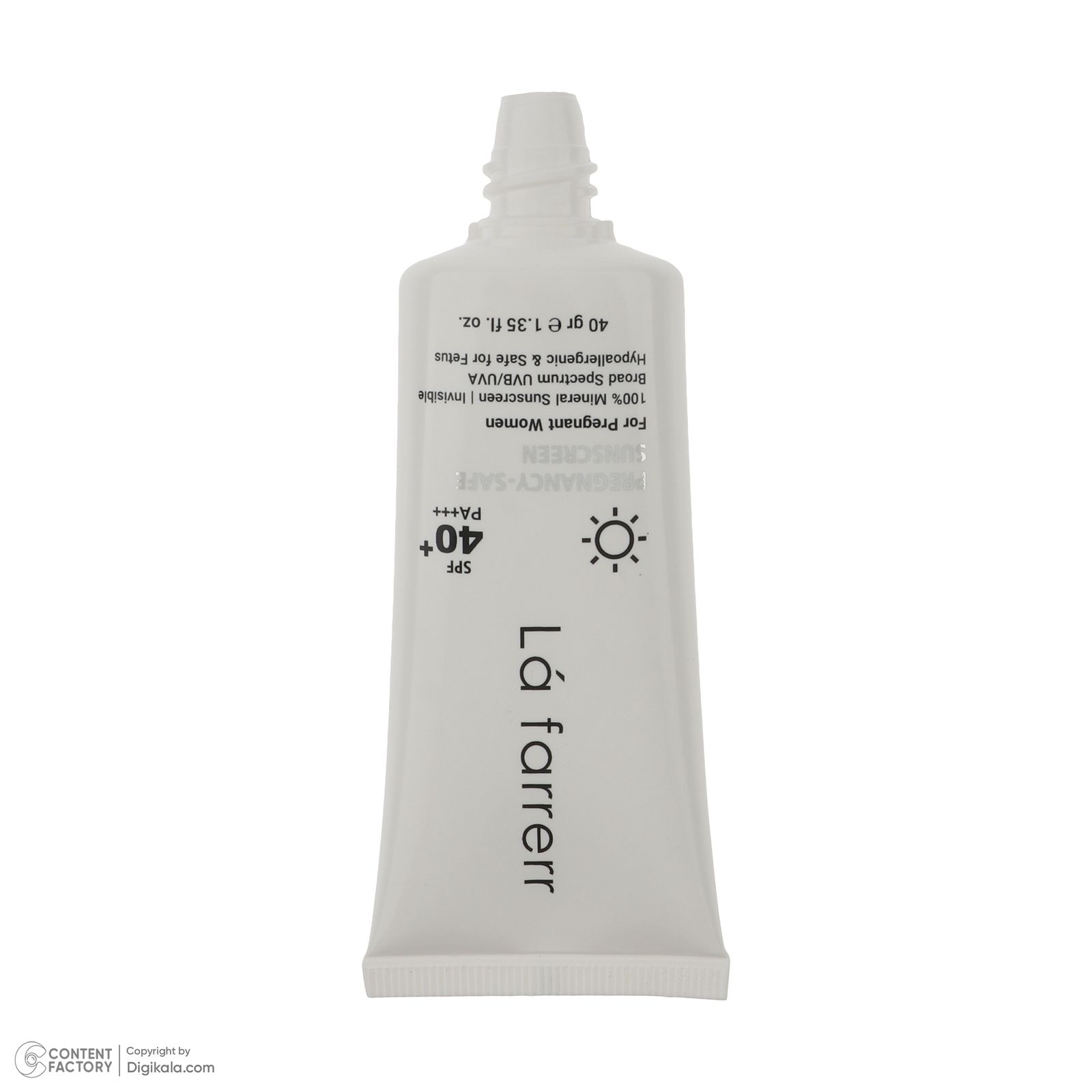 کرم ضد آفتاب بدون رنگ لافارر SPF 40 مدل PREGNANCY SAFE، حاوی محافظ UVA و UVB و PA+++ مناسب پوست بانوان باردار حجم 40 میلی‌لیتر -  - 6