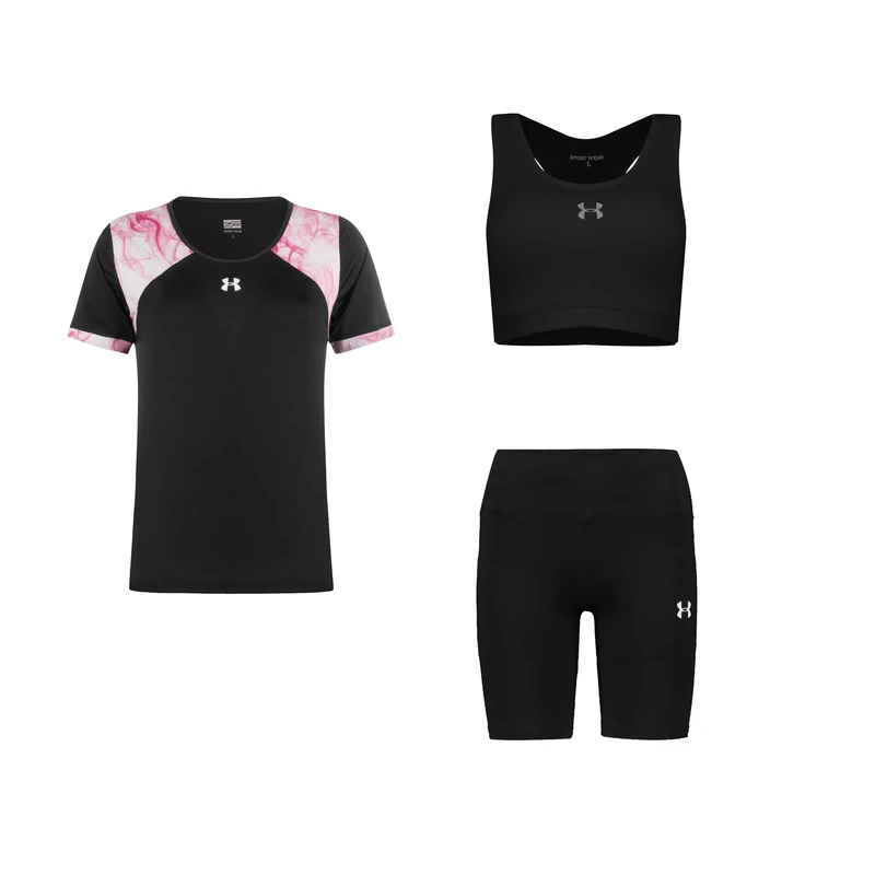 ست 3 تکه لباس ورزشی زنانه مدل 7202-1801-69