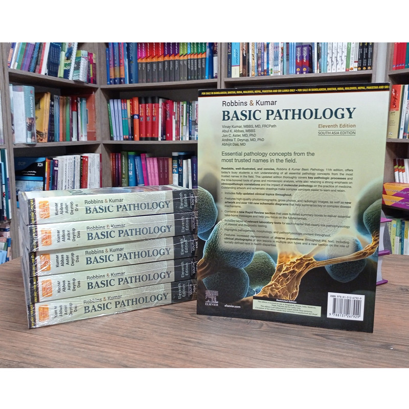 قیمت و خرید کتاب Robbins & Kumar Basic Pathology 11th edition اثر Vinay ...