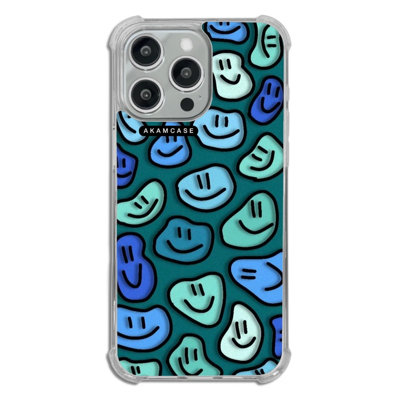 کاور آکام مدل AMCWTA15PROMAX-HAPPY FACE9 مناسب برای گوشی موبایل اپل iPhone 15 Pro Max