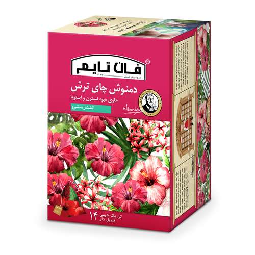 دمنوش گیاهی چای ترش فان تایم بسته 14 عددی