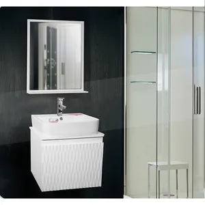 ست کابینت روشویی کاسپین مدل ورونا به همراه آینه 