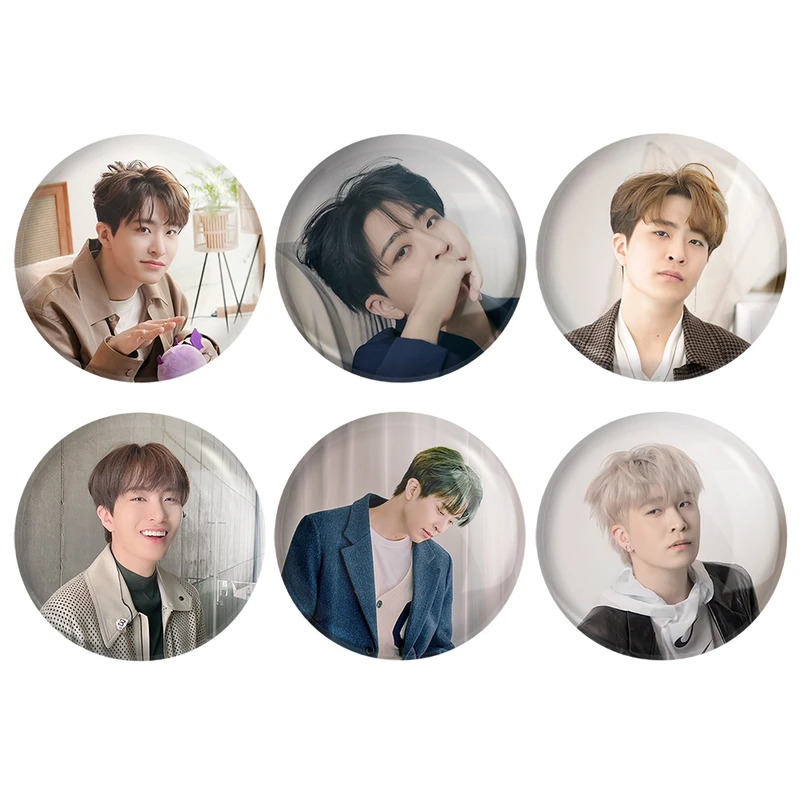 مگنت خندالو طرح یونگجه گروه گات سون GOT7 کد 1251A مجموعه 6 عددی