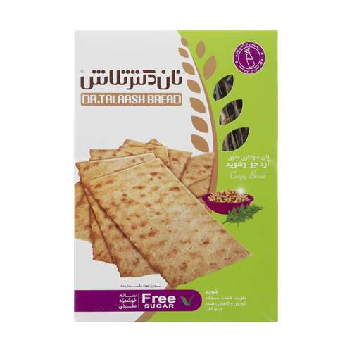 نان سوخاری حاوی آرد جو و شوید تلاش - 400 گرم