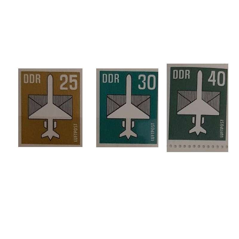 تمبر یادگاری مدل هواپیما، DDR مجموعه 3 عددی