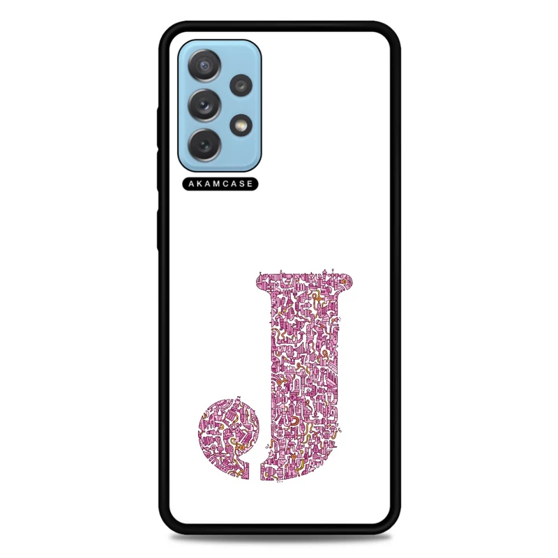 کاور آکام مدل AMC-WSGA72-ALPHADOODLEBET-10 مناسب برای گوشی موبایل سامسونگ Galaxy A72