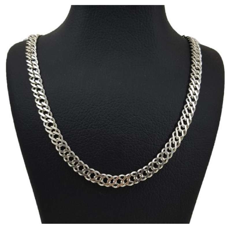 زنجیر نقره مردانه گالری ظهیرالدینی مدل Double 60-65 زنجیر نقره مردانه گالری ظهیرالدینی مدل Double 60-65