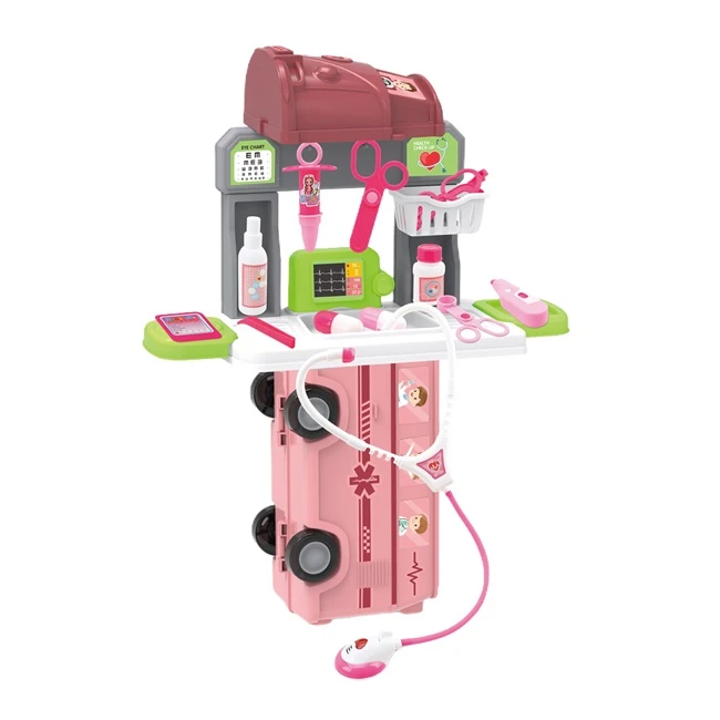ست اسباب بازی تجهیزات پزشکی مدل اتوبوس