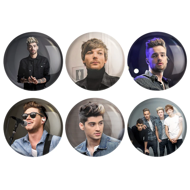 مگنت خندالو طرح گروه وان دایرکشن One Direction کد 1081B مجموعه 6 عددی