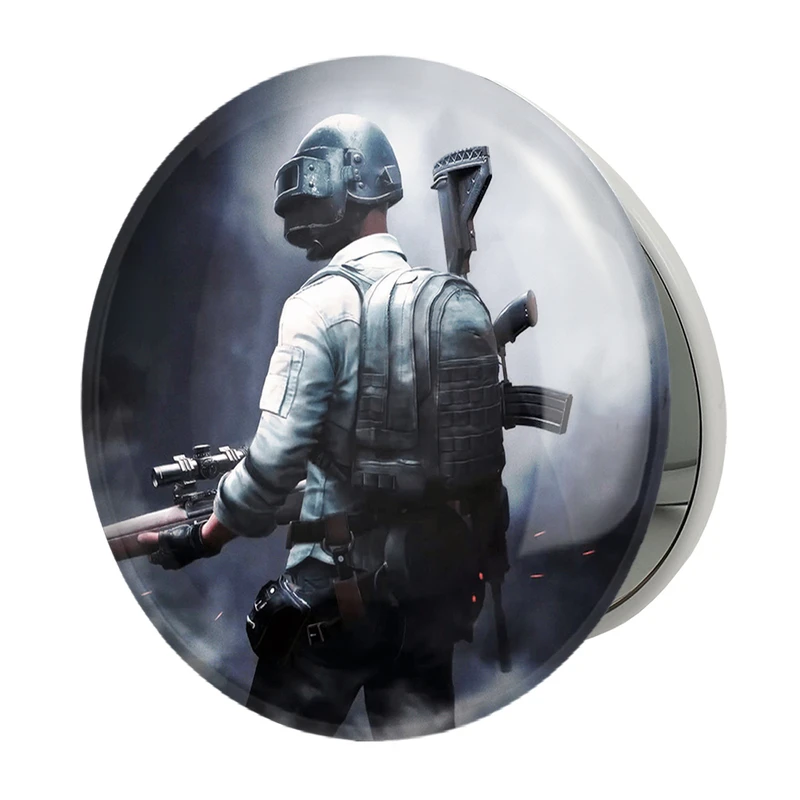 آینه جیبی خندالو طرح بازی پابجی PUBG مدل تاشو کد 3789 