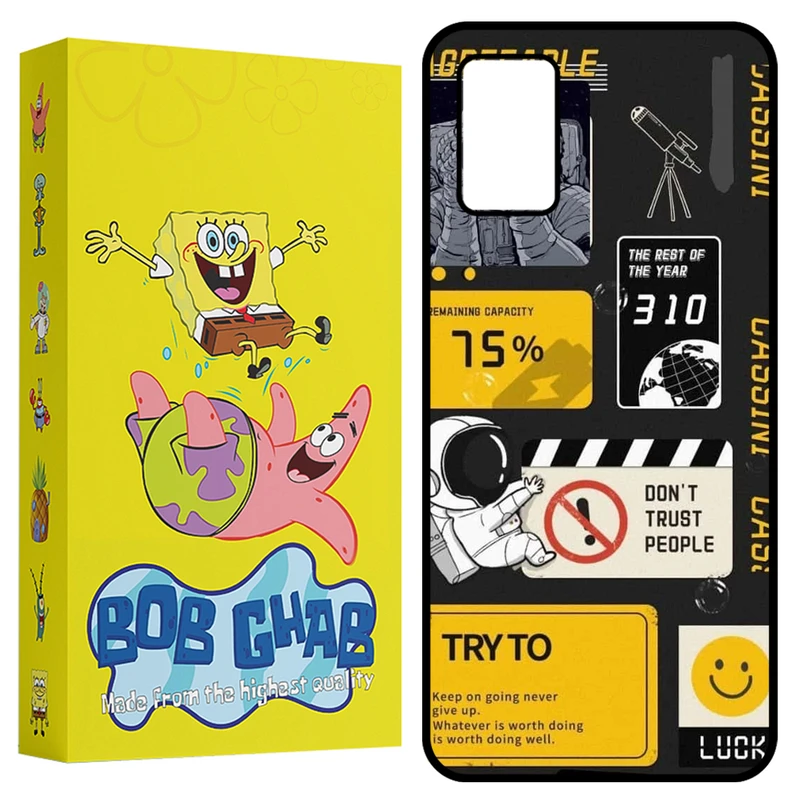 کاور باب قاب طرح فضانورد مدل BCPA03S مناسب برای گوشی موبایل سامسونگ Galaxy A02s / M02s / A03s / F02s 