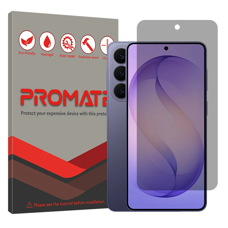 محافظ صفحه نمایش حریم شخصی پرومیت مدل هیدروژلی مناسب برای گوشی موبایل سامسونگ Galaxy S26