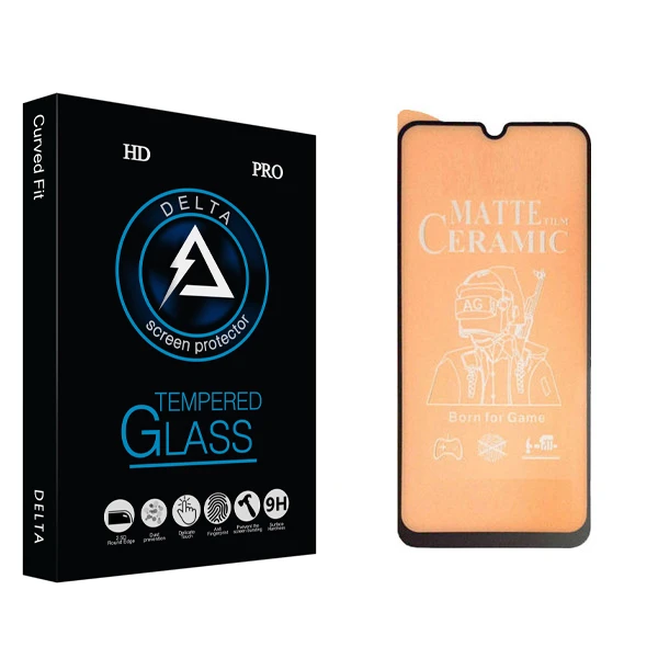 محافظ صفحه نمایش سرامیکی دلتا مدل Fit مناسب برای گوشی موبایل سامسونگ Galaxy A20