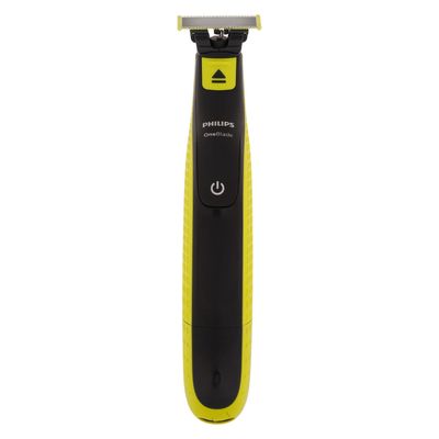 ماشین اصلاح موی صورت فیلیپس مدل QP2724/10 با قابلیت استفاده خشک و مرطوب، ضدآب، تیغه استیل ضدزنگ کربن ضدحساسیت، سیستم محافظت دوگانه، سه شانه 1، 3 و 5 میلی‌متری، شارژ 8 ساعت و عمر تیغه 4 ماه